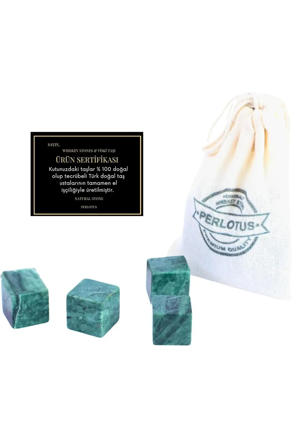 modaflux Granit 4 Adet Viski Taşı Soğutma Kesesinde Sertifikalı B