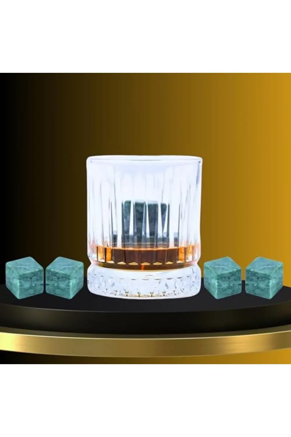 modaflux Granit 4 Adet Viski Taşı Soğutma Kesesinde Sertifikalı B