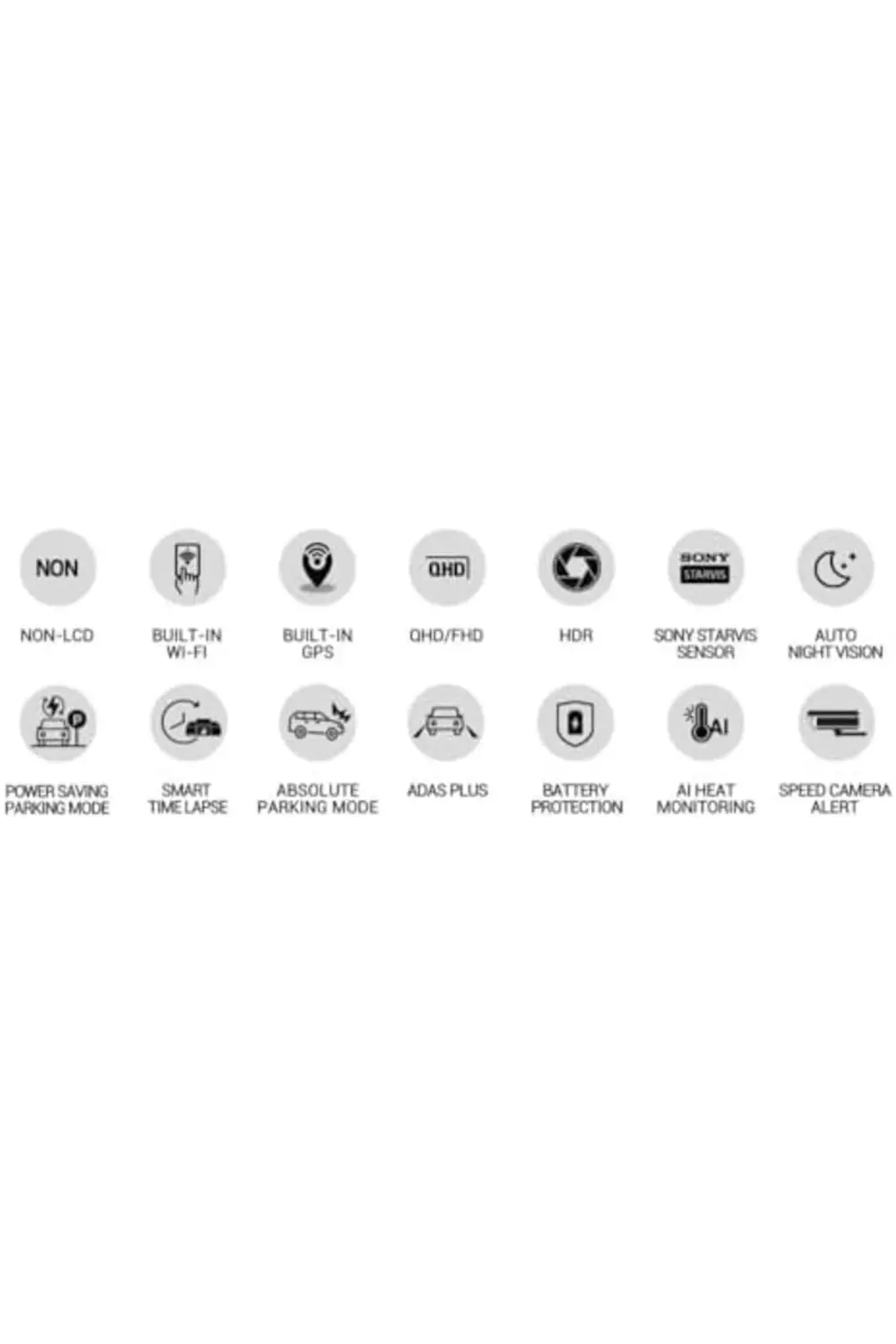 modaflux GX400 QHD 2K Wi-Fi Türkçe 2 Kameralı Araç Kamerası polyn