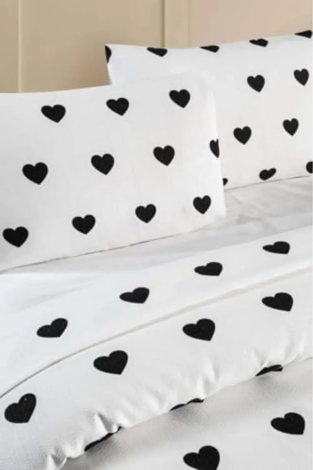 modaflux Hamlet Çarşafı Çift Kişilik Pike Yatak Örtüsü Siyah poly