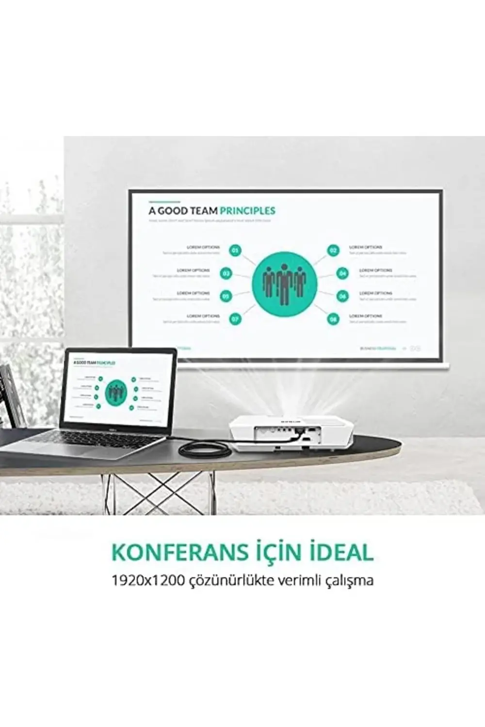 modaflux HDMI DVI 1080P Çift Yönlü Görüntü Aktarma Kablosu, 1.5 M