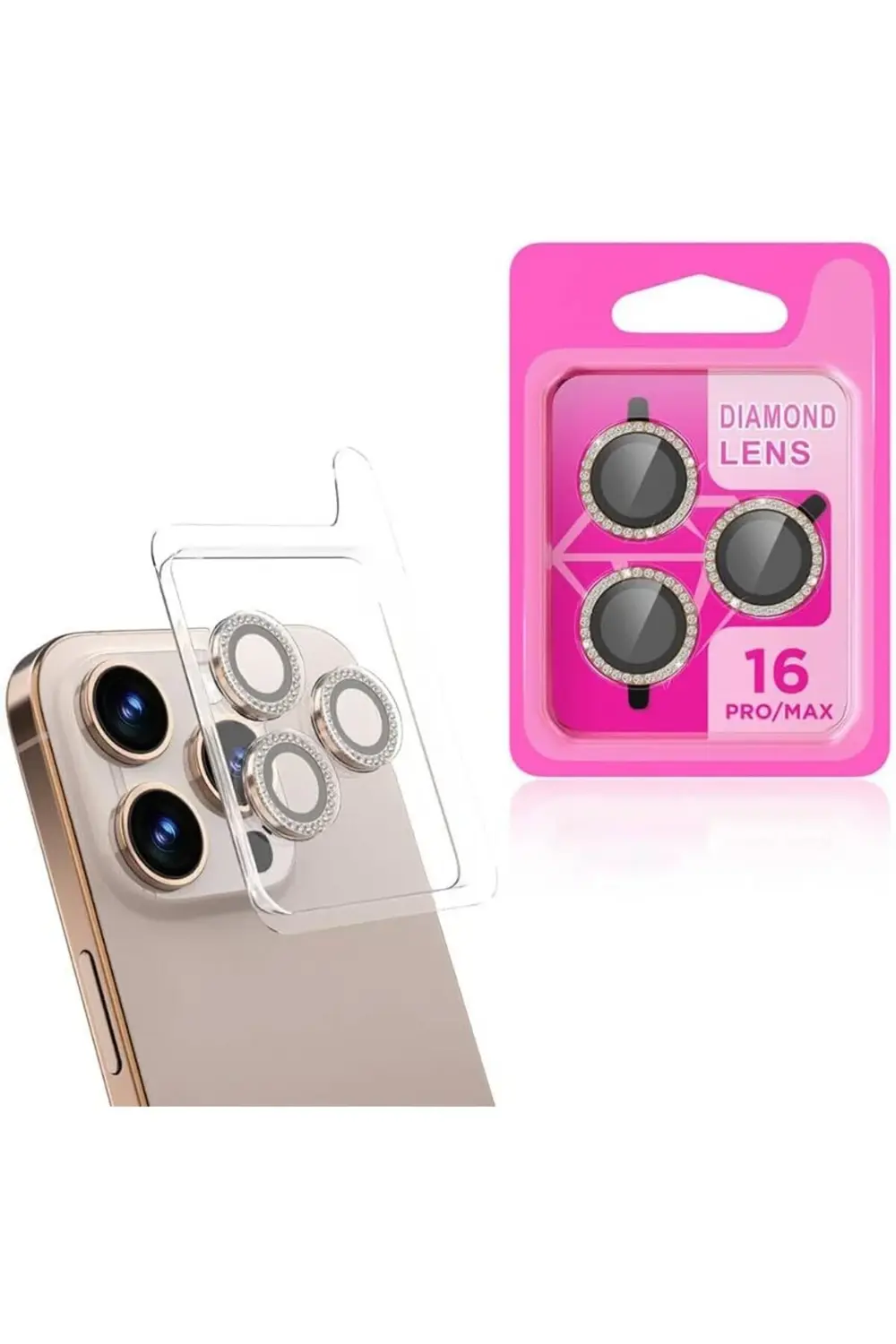 modaflux İle Uyumlu 16 Pro 16 Pro Max CL-06 Kamera Lens Titanyum