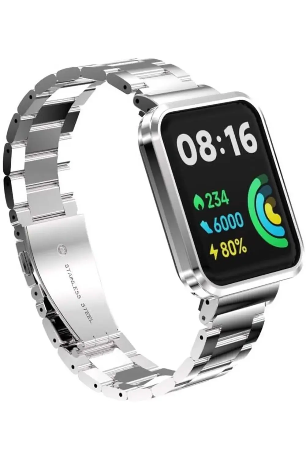 modaflux İle Uyumlu 2 Lite KRD-60 Metal Kordon Gümüş polynova 395