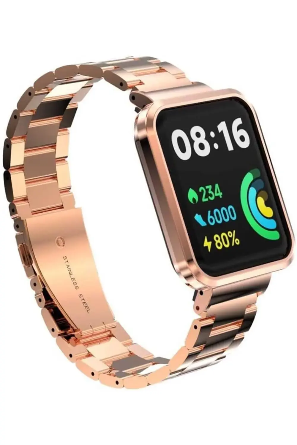 modaflux İle Uyumlu 2 Lite KRD-60 Metal Kordon Rose polynova 3955