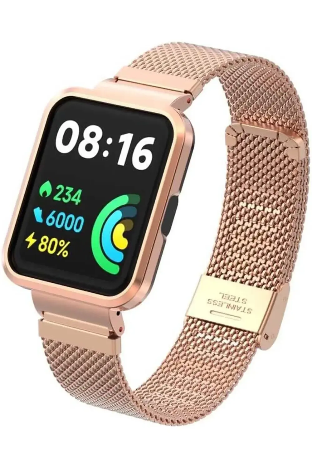 modaflux İle Uyumlu 2 Lite KRD-66 Metal Kordon Rose polynova 3955