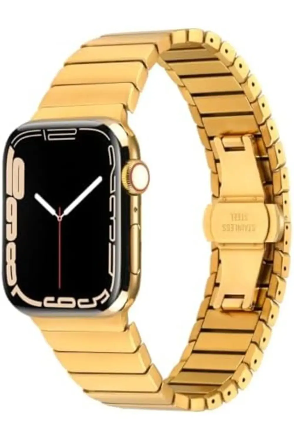 modaflux İle Uyumlu 38mm/40mm Kordon KRD-79 Metal Strap Kayış pol