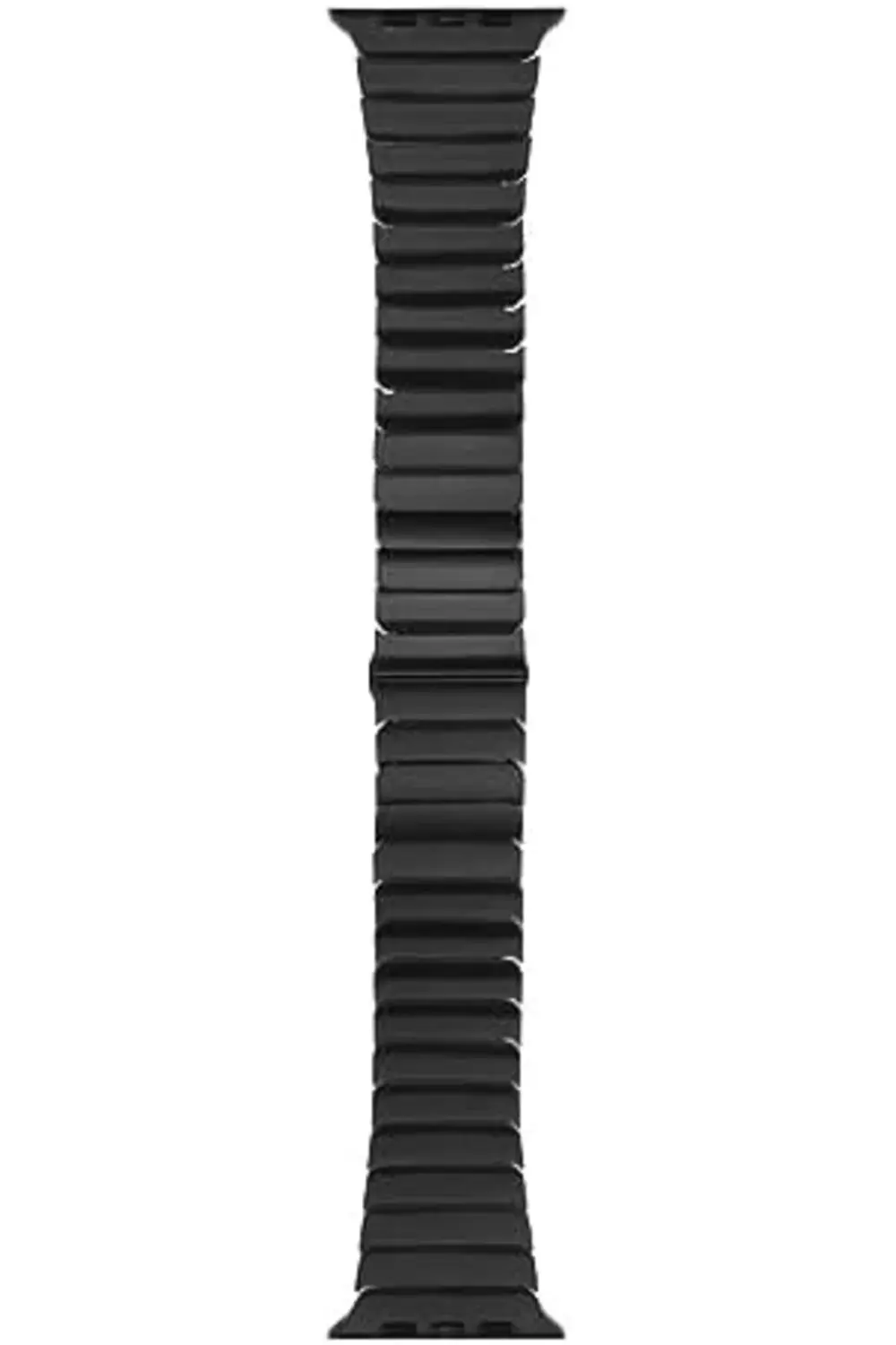 modaflux İle Uyumlu 42mm Kordon KRD-79 Metal Strap Kayış Siyah po