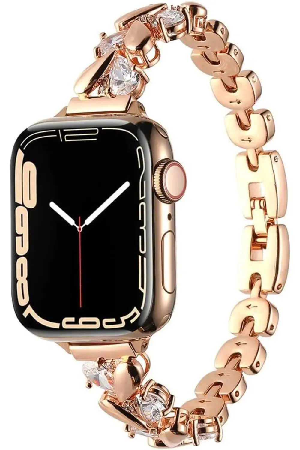 modaflux İle Uyumlu 42mm KRD-103 Metal Kordon Rose polynova 39551