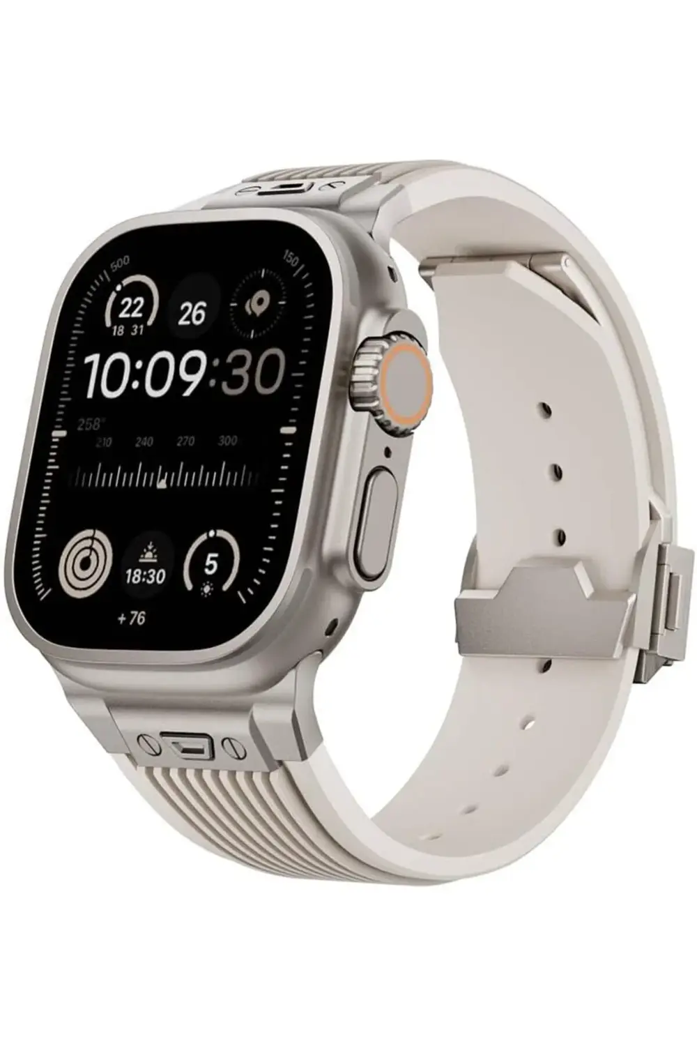 modaflux İle Uyumlu 42mm KRD-113 Spor Görünümlü Silikon Kordon St