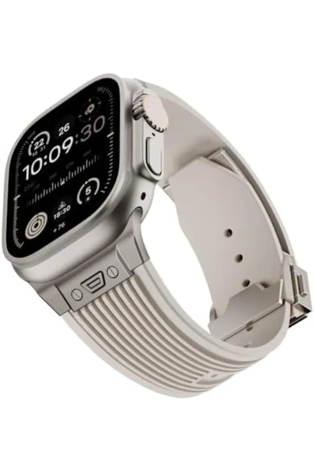 modaflux İle Uyumlu 42mm KRD-113 Spor Görünümlü Silikon Kordon St