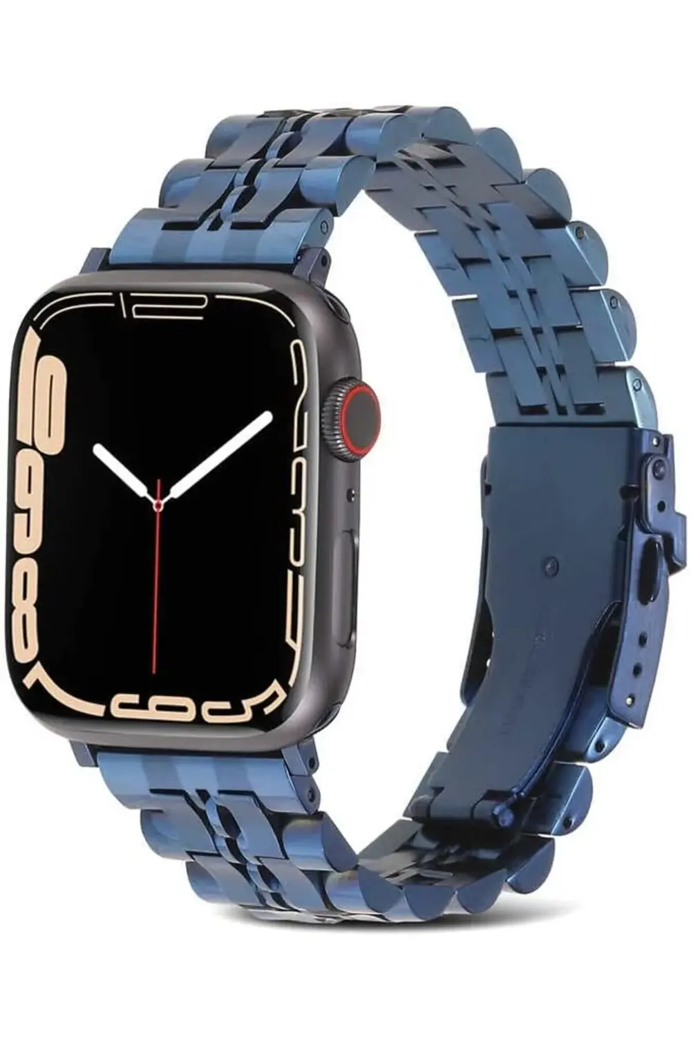 modaflux İle Uyumlu 42mm KRD-54 Metal Kordon Lacivert polynova 39