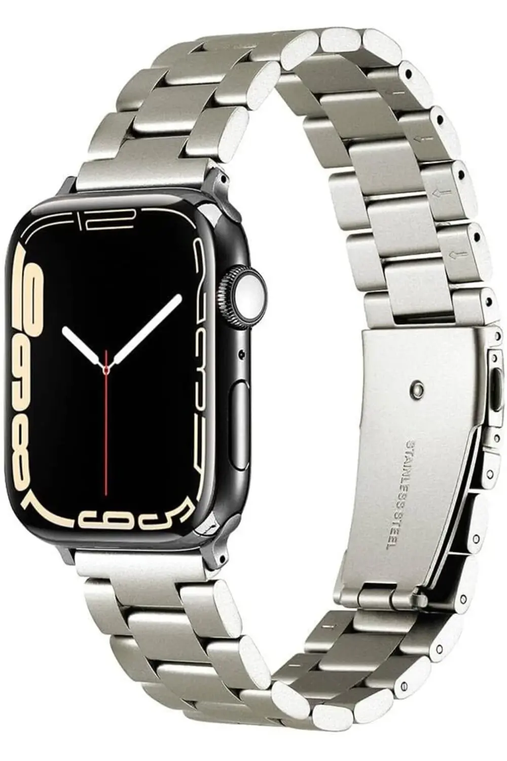 modaflux İle Uyumlu 42mm KRD-93 Metal Kordon Titanyum polynova 39
