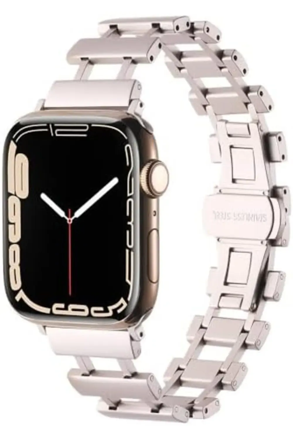 modaflux İle Uyumlu 42mm KRD-96 Metal Kordon Starlight polynova 3