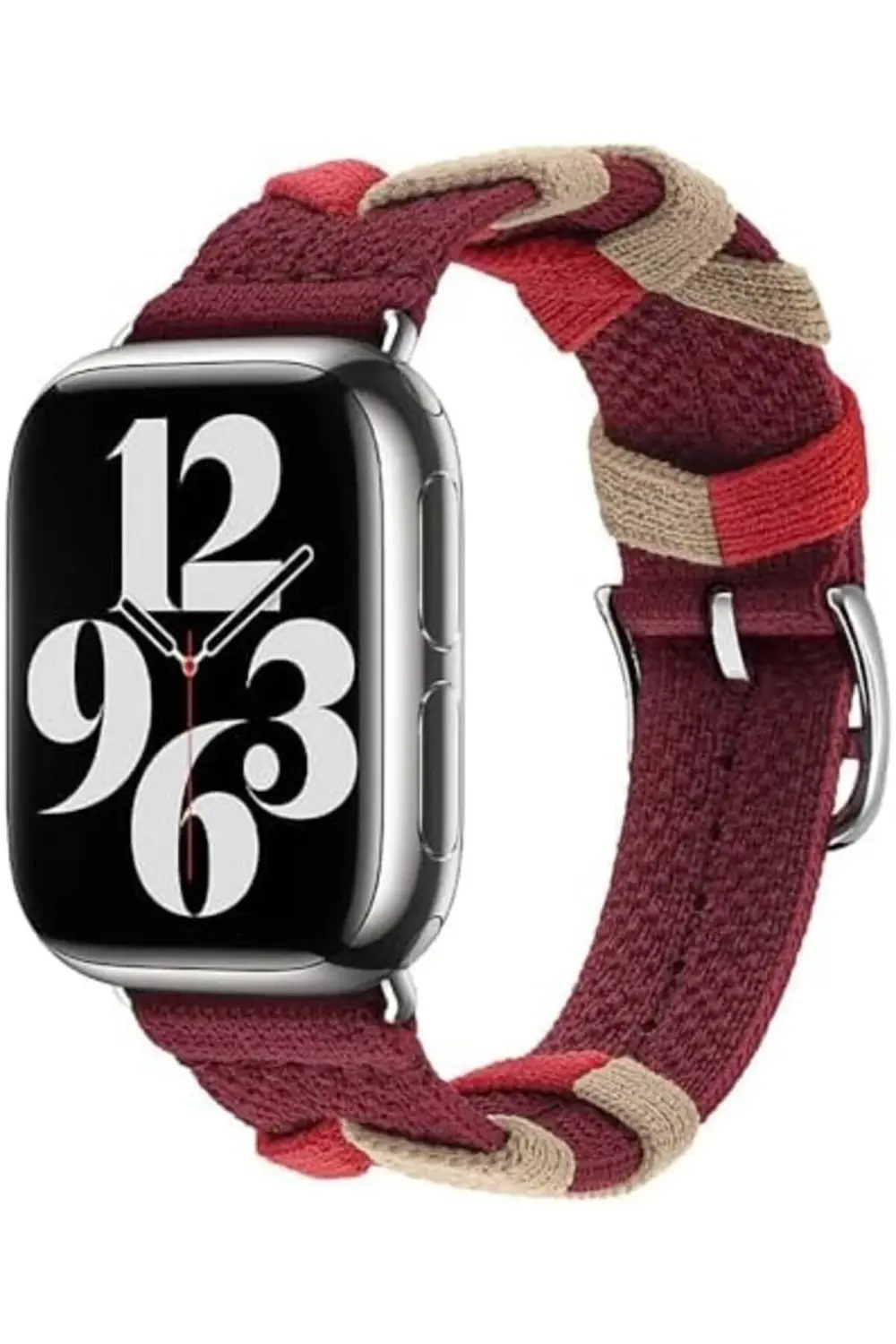 modaflux İle Uyumlu 42mm KRD-97 Sarmal Örgü Tasarımlı Kordon Kırm