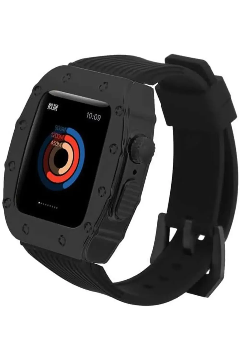 modaflux İle Uyumlu 44mm KRD-65 Kordon Siyah polynova 395519