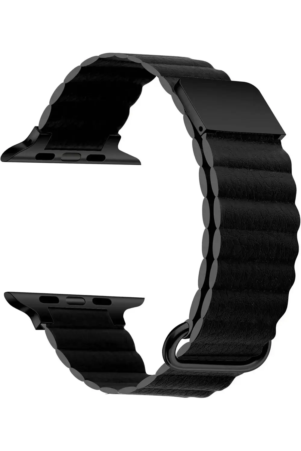 modaflux İle Uyumlu 7 41mm KRD-78 PU Deri Kordon Strap Kayış Koyu
