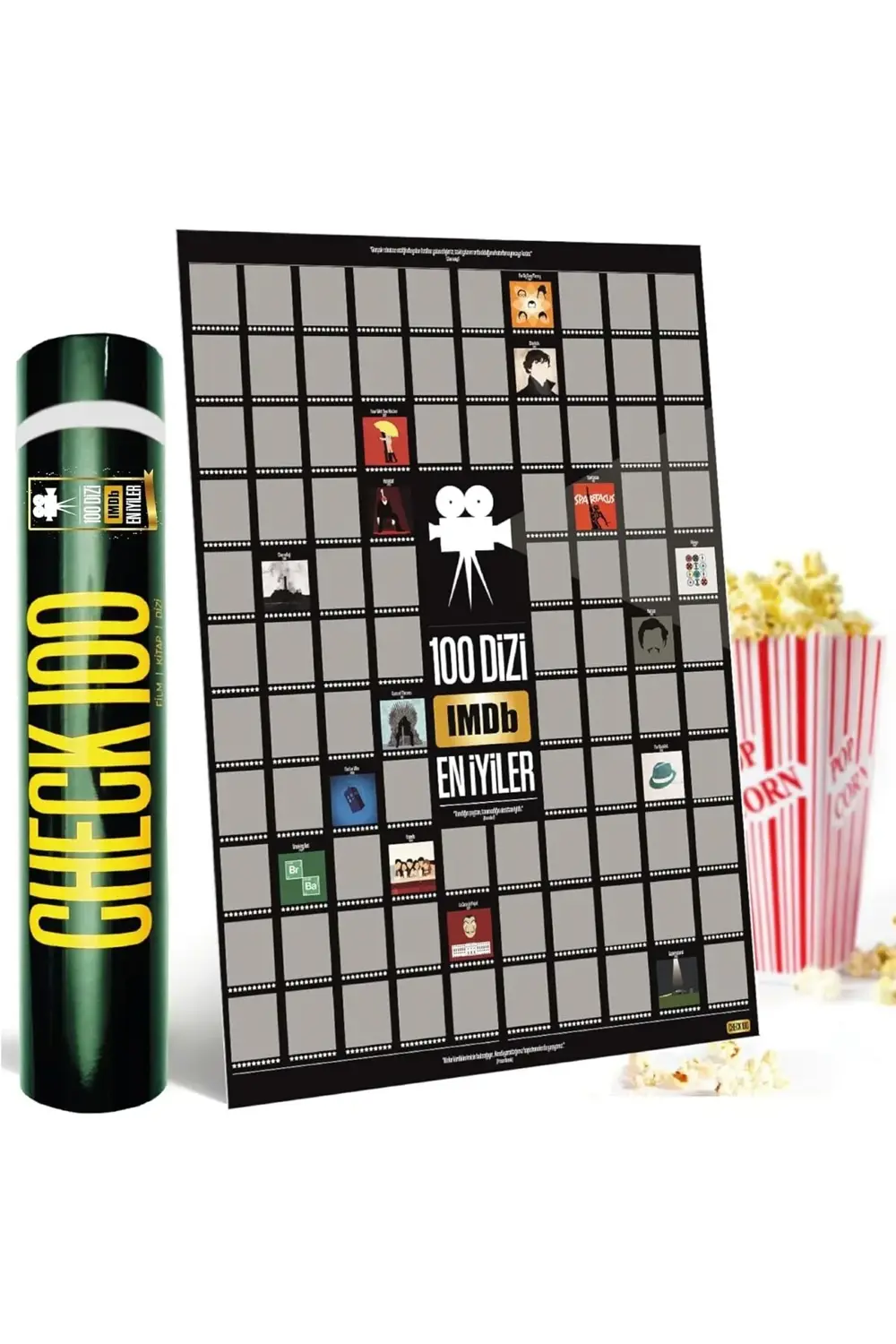 modaflux IMDb TOP 100 Kazıkazan DİZİ Hediyelik Poster polynova 39