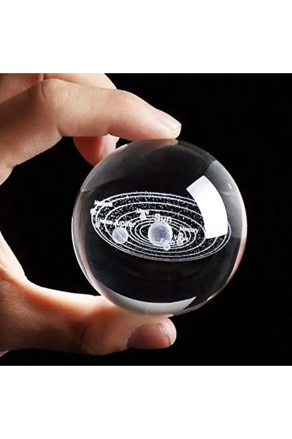 modaflux Işıklı Gezegen Cam Küre Dekoratif Hediyelik polynova 395