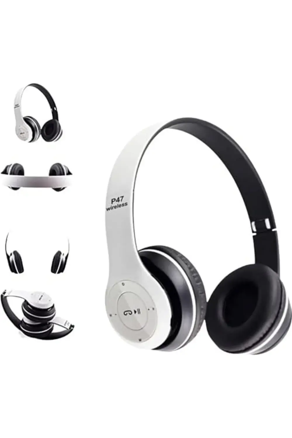 modaflux KABLOSUZ KATLANABİLİR KULAK ÜSTÜ BEYAZ SOLO KULAKLIK WİR