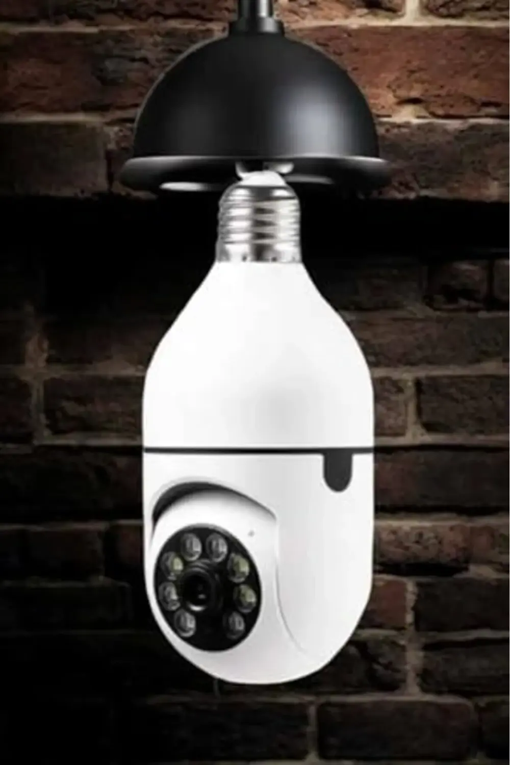 modaflux Kamera Duylu Ampul Görünümlü 360 Derece Dönebilen Ev Kam