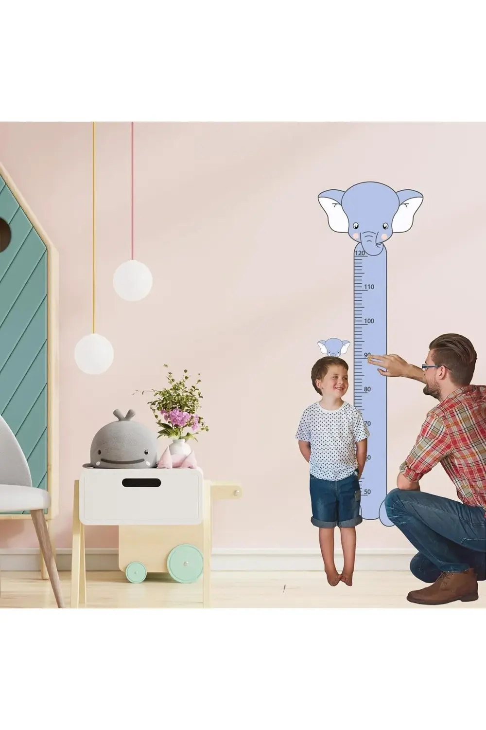 modaflux Karakterli Çocuk Boy Cetveli – Oyun Odası İçin Sevimli p