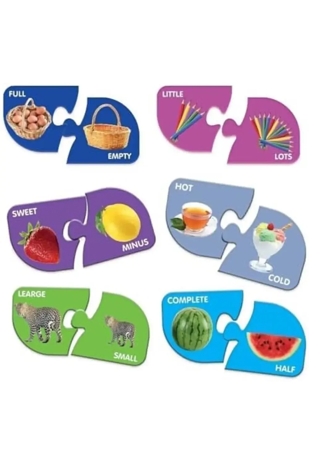 modaflux Kavramlar Eğitici Puzzle, 40 Parça, 3+ Yaş, Okul Öncesi