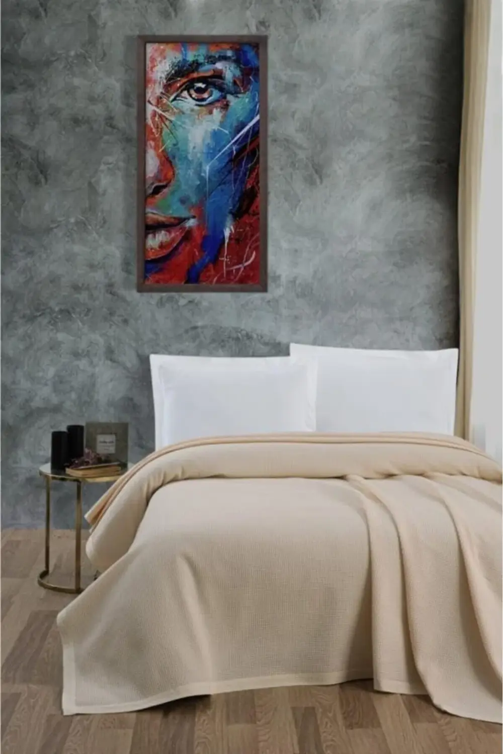 modaflux Klimalı Pike,%100 Pamuk Petekli Pike, Dörtmevsim Pike Ba