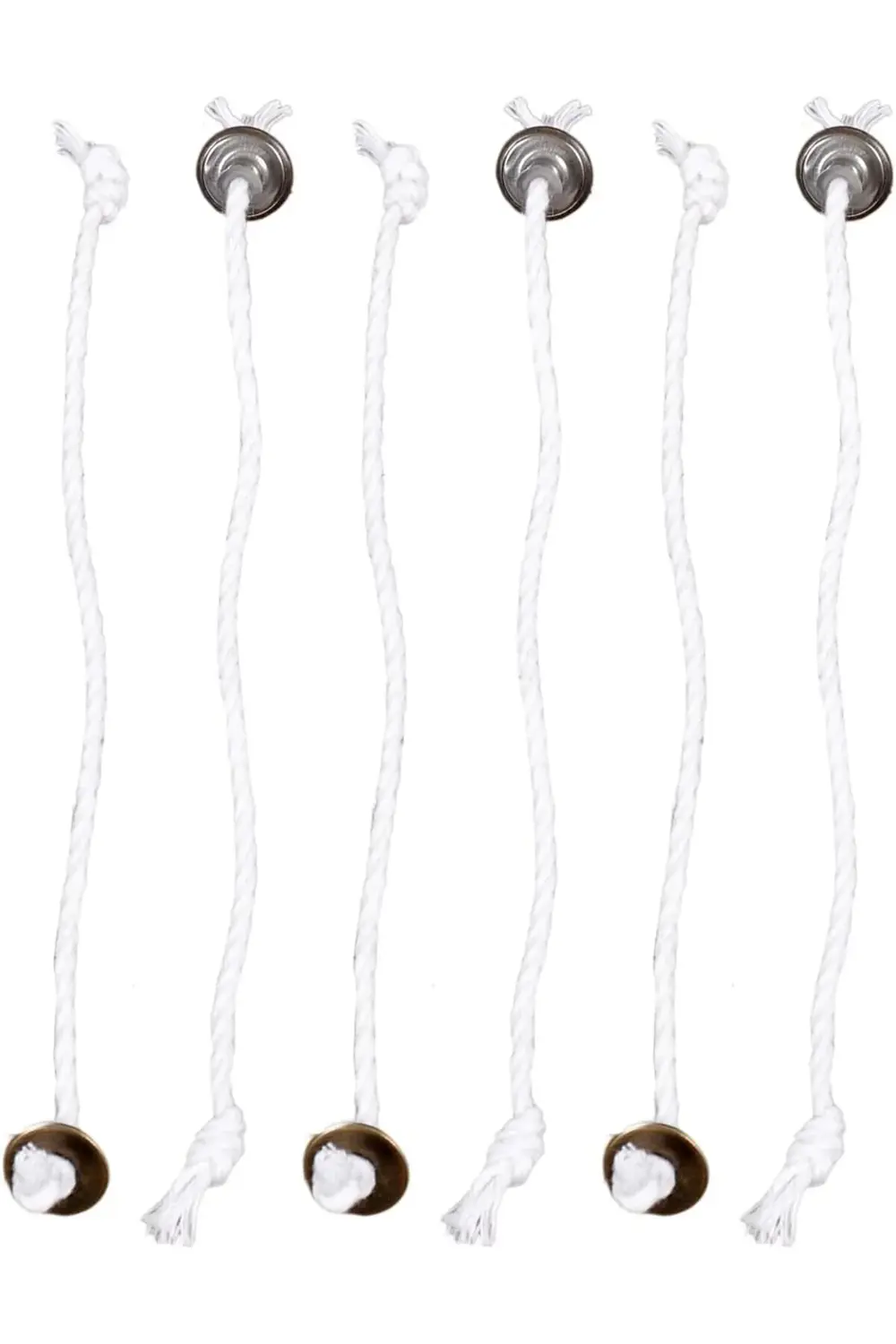 modaflux Kopçalı Kandil Fitil Fitili İp Kalınllığı 4 mm 6 Adet Se