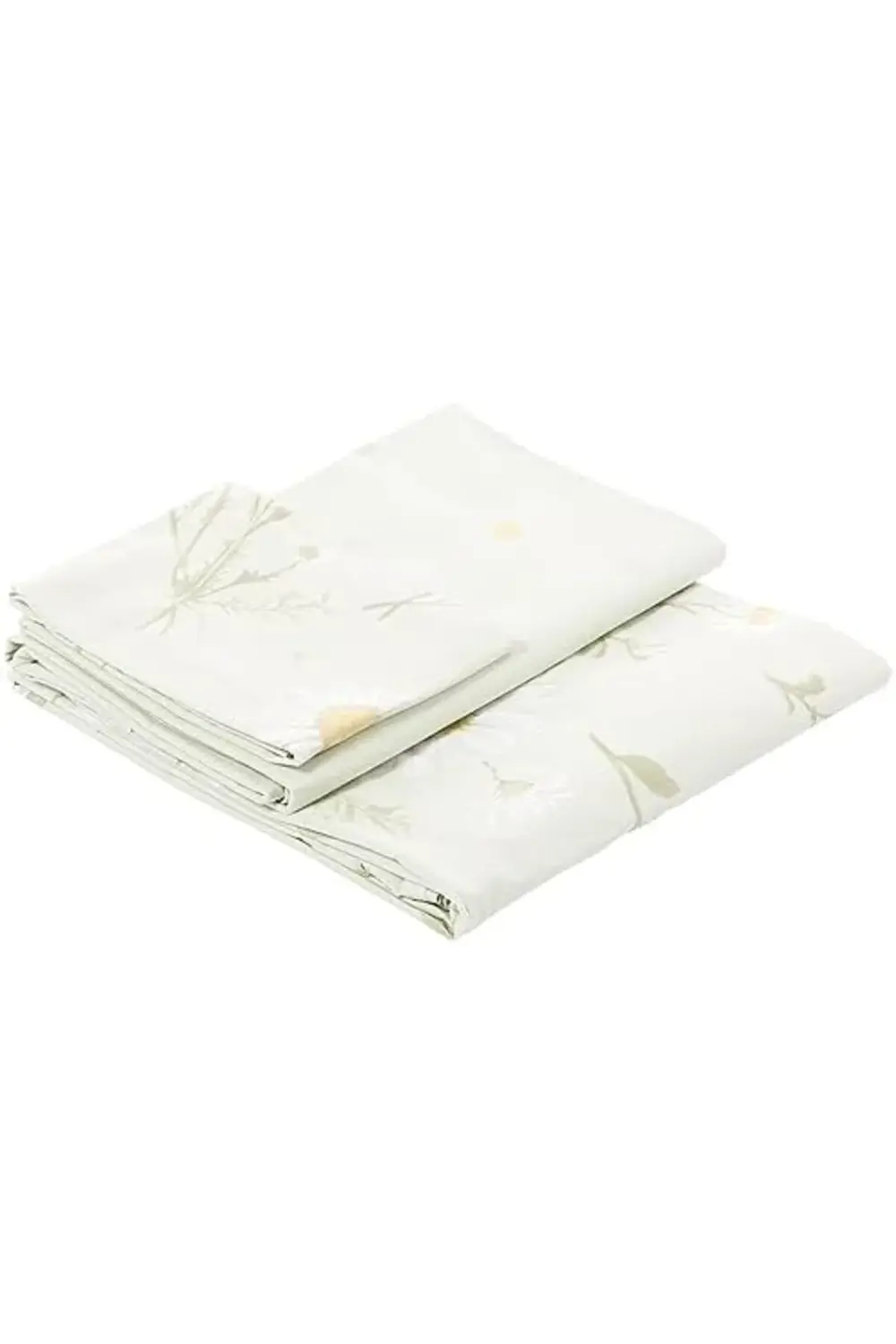 modaflux Laurel Çiçek Desenli%100 Pamuk Nevresim Takımı, Yeşil, T