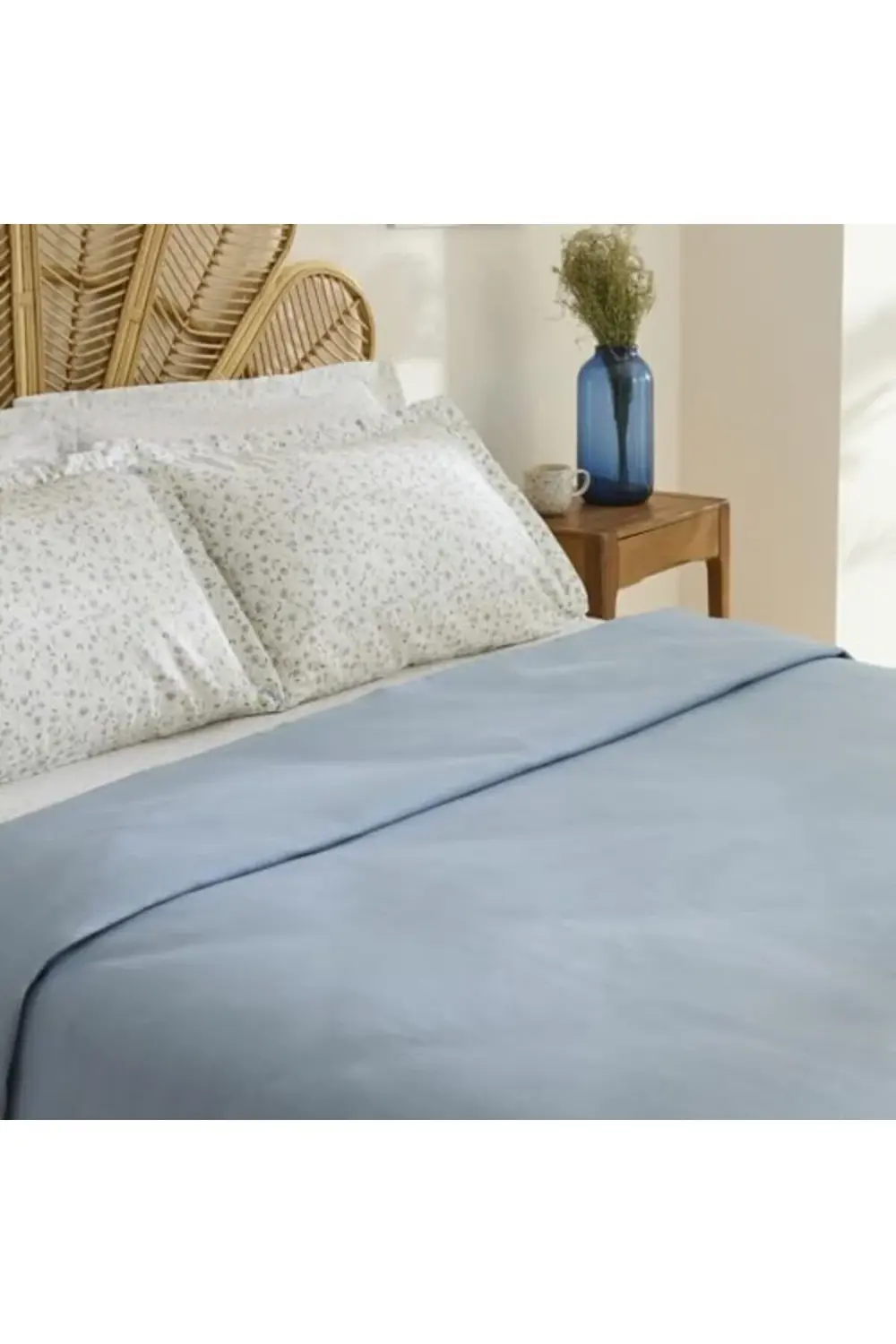 modaflux Lina Bambu Tek Kişilik Pike Takımı Mavi polynova 395519