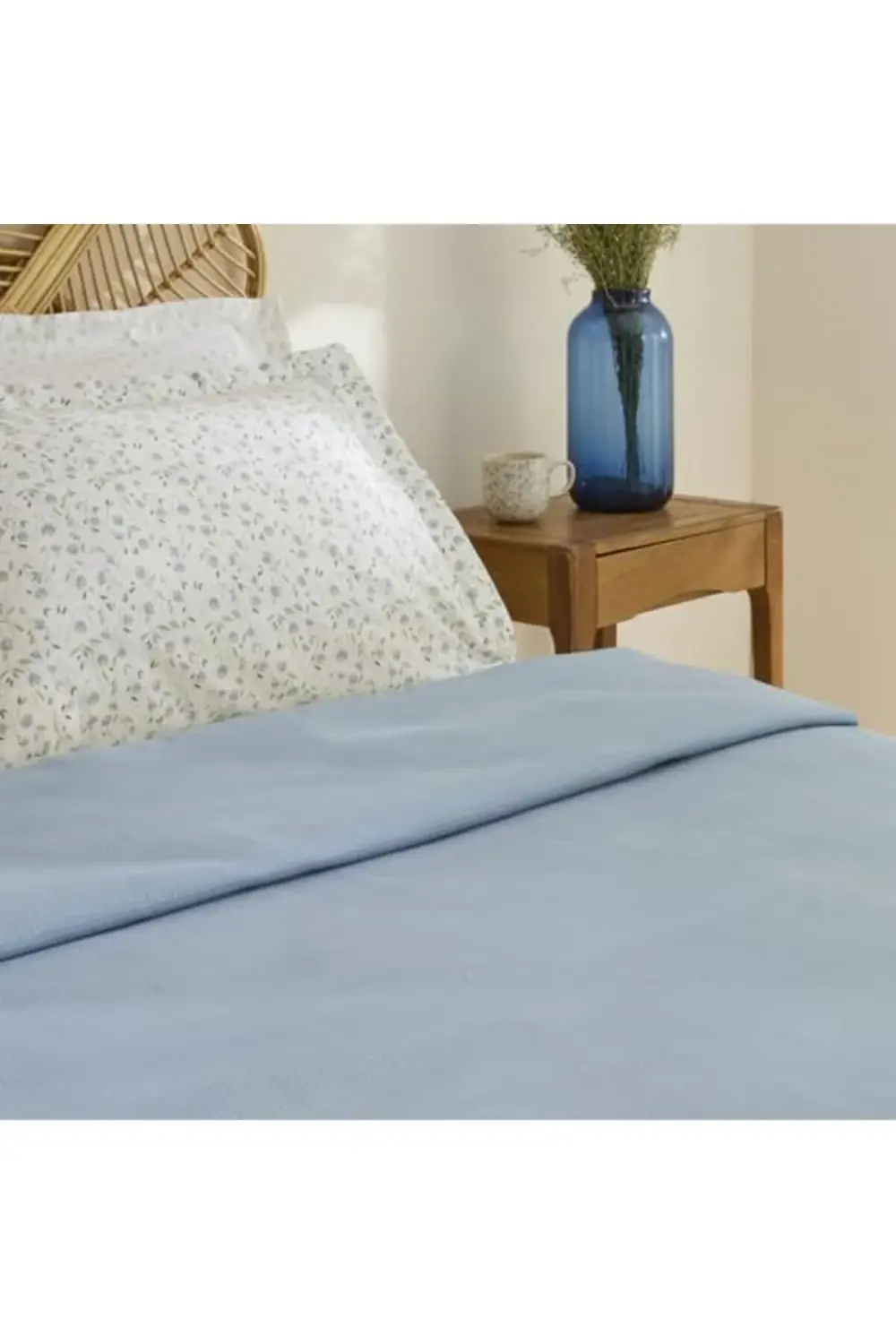 modaflux Lina Bambu Tek Kişilik Pike Takımı Mavi polynova 395519