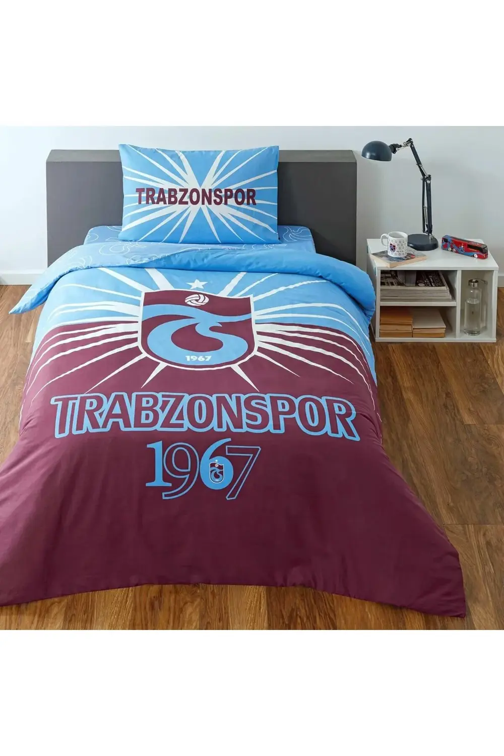 modaflux Lisanslı Pamuk Trabzonspor Glow Nevresim Takımı Çok Renk