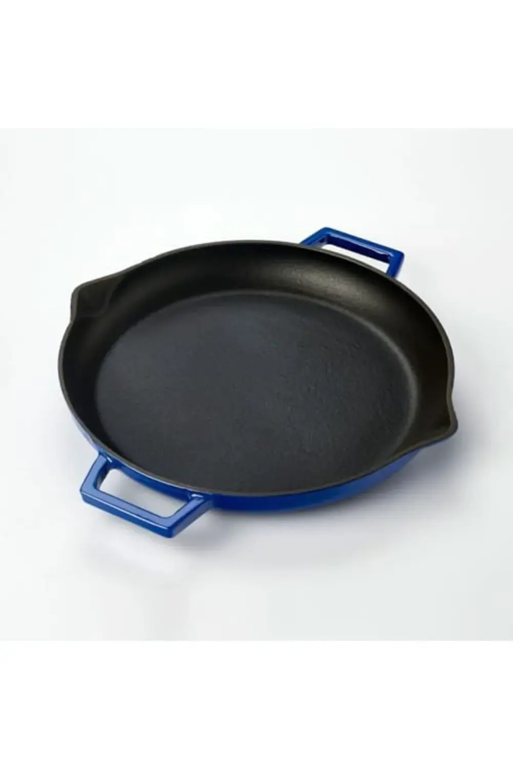 modaflux Metal Döküm Kızartma Tavası, Metal Kulplu, 26 cm, Mavi p