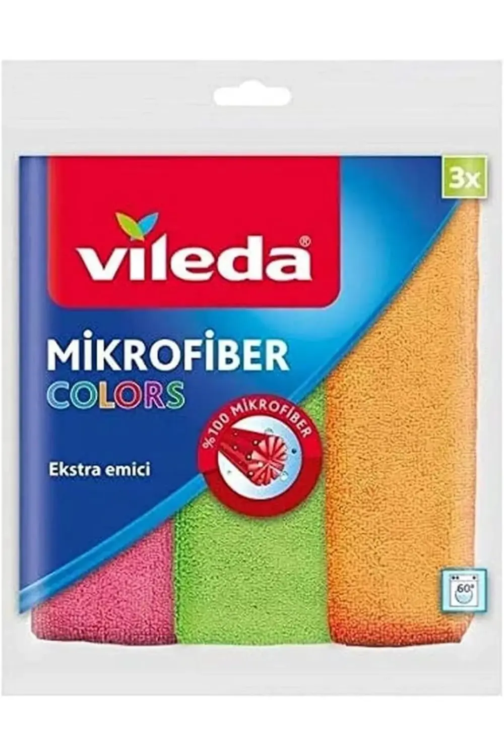modaflux Mikrofiber Bez, 3'lü Paket polynova 395519