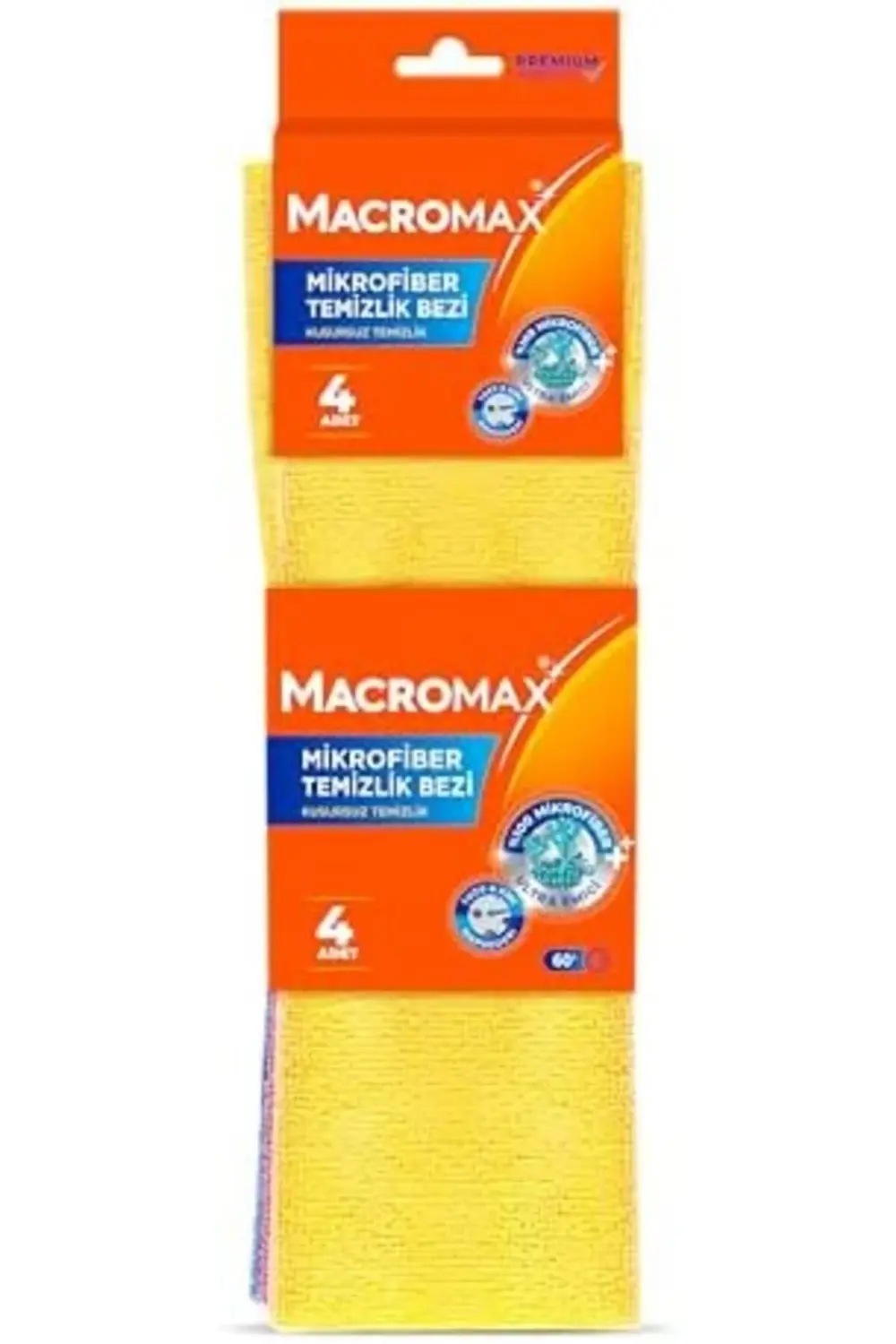 modaflux Mikrofiber Temizlik Bezi 4'lü Paket, Çok Amaçlı Toz Alma