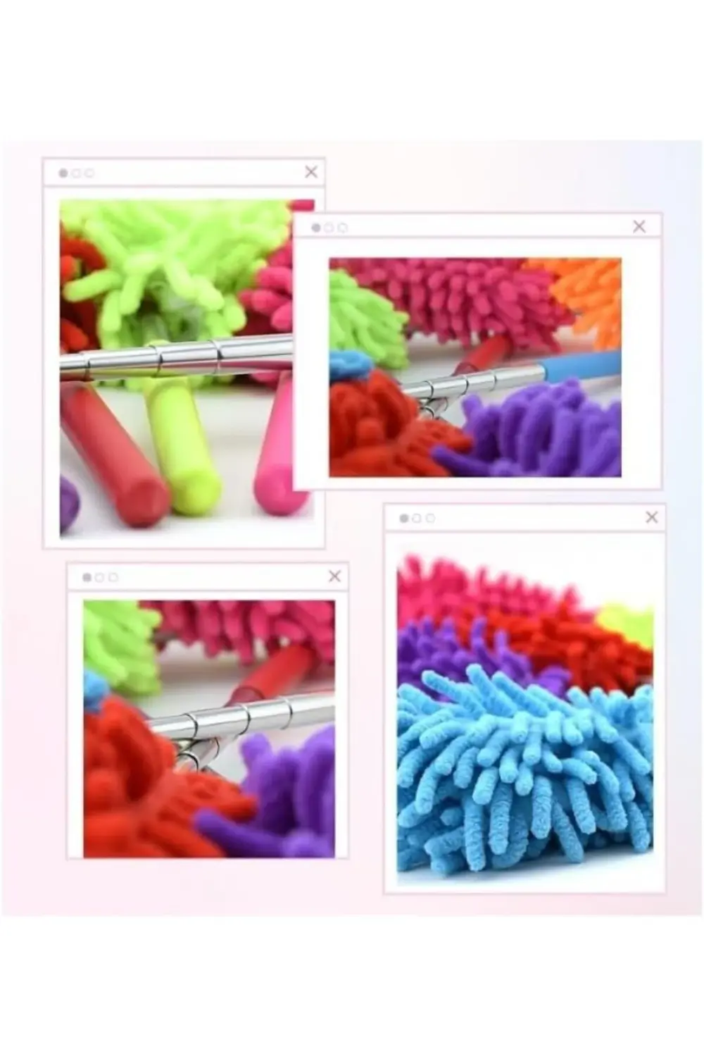 modaflux Mikrofiber Toz Fırçası, Uzayabilen Sap polynova 395519