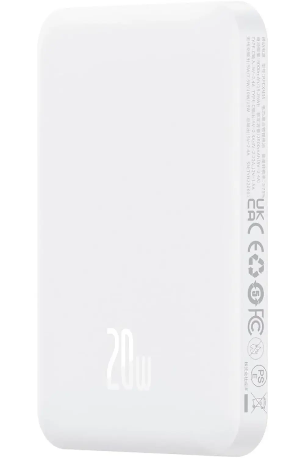 modaflux Mini Powerbank 5.000 mAh 20W-Beyaz polynova 395519