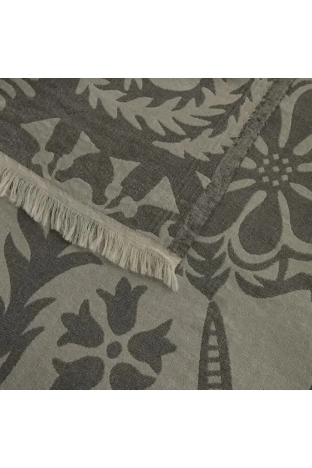 modaflux Müslin Çift Kişilik Tek Pike Gri polynova 395519