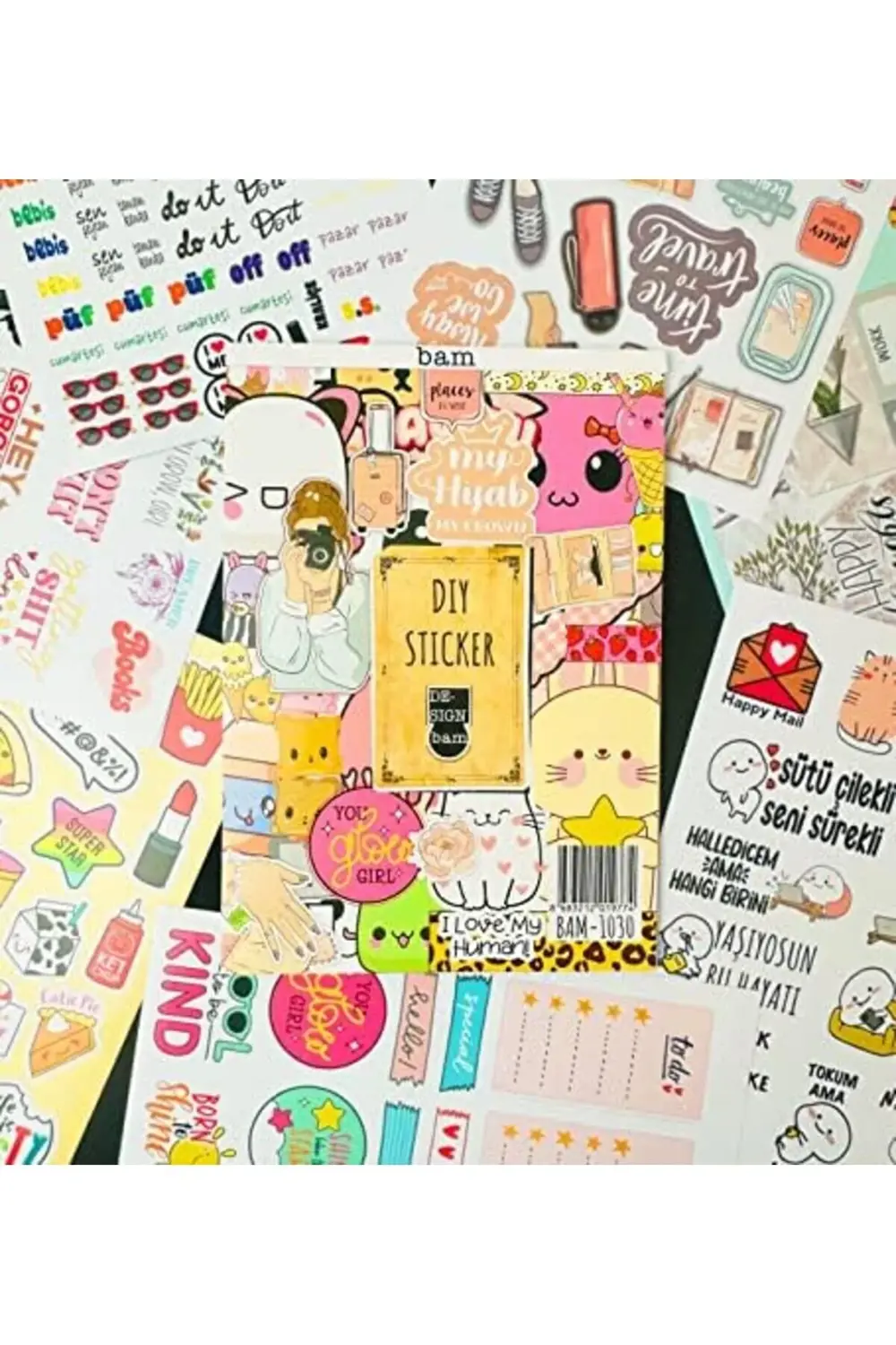 modaflux My DIY Book 24 * 17 cm 16 Sayfa Özel Tasarım Rengarenk K