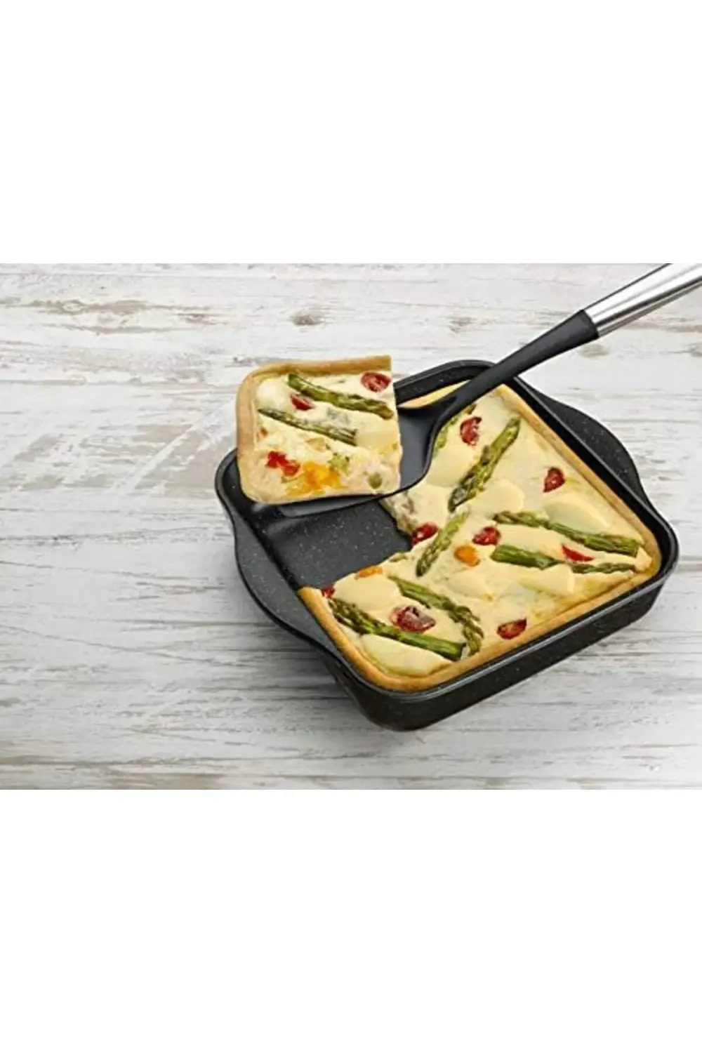 modaflux Non-Stick Fırın Tepsisi, Yapışmaz, Siyah, 22 x 22 x 5.9