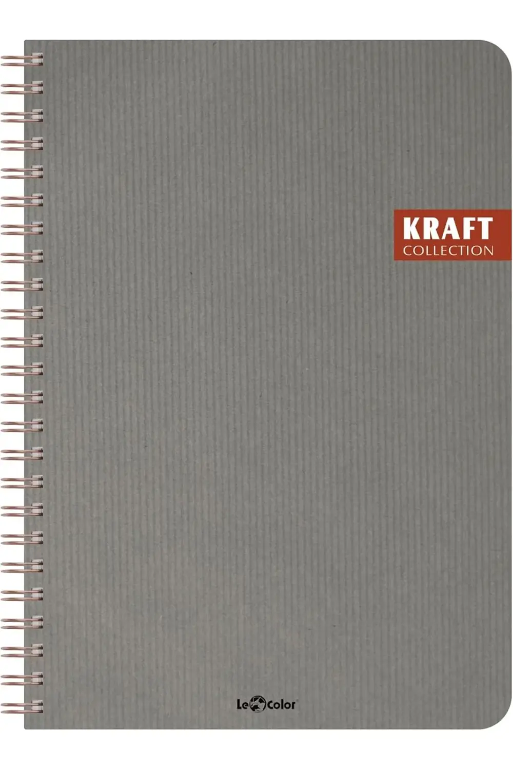 modaflux Ofis Defter Spiralli Çizgili Gri polynova 395519