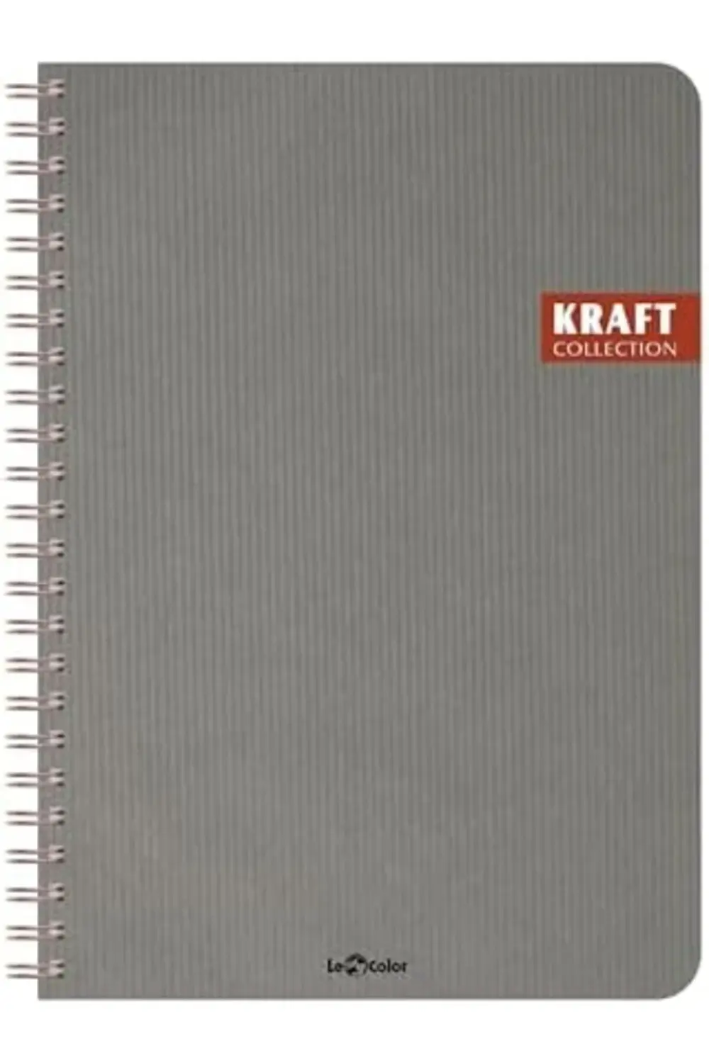 modaflux Ofis Defter Spiralli Çizgili Gri polynova 395519