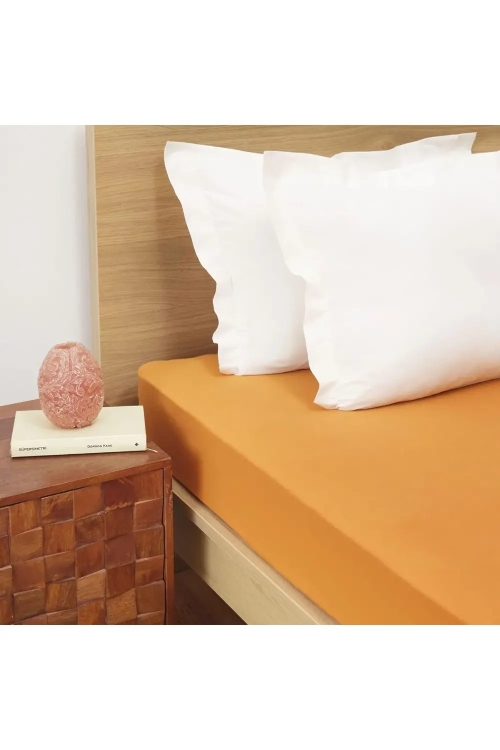 modaflux Orange Penye Tek Kişilik Fitted Çarşaf polynova 395519