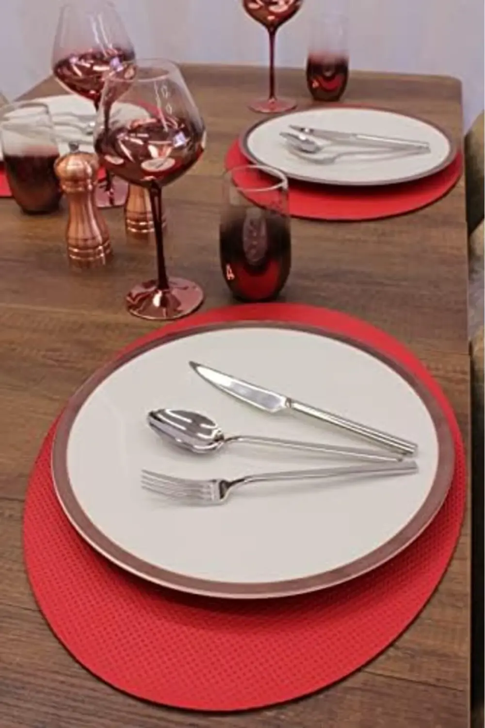 modaflux Oval Kesim Deri Servis 2 adet 35x45 cm polynova 395519