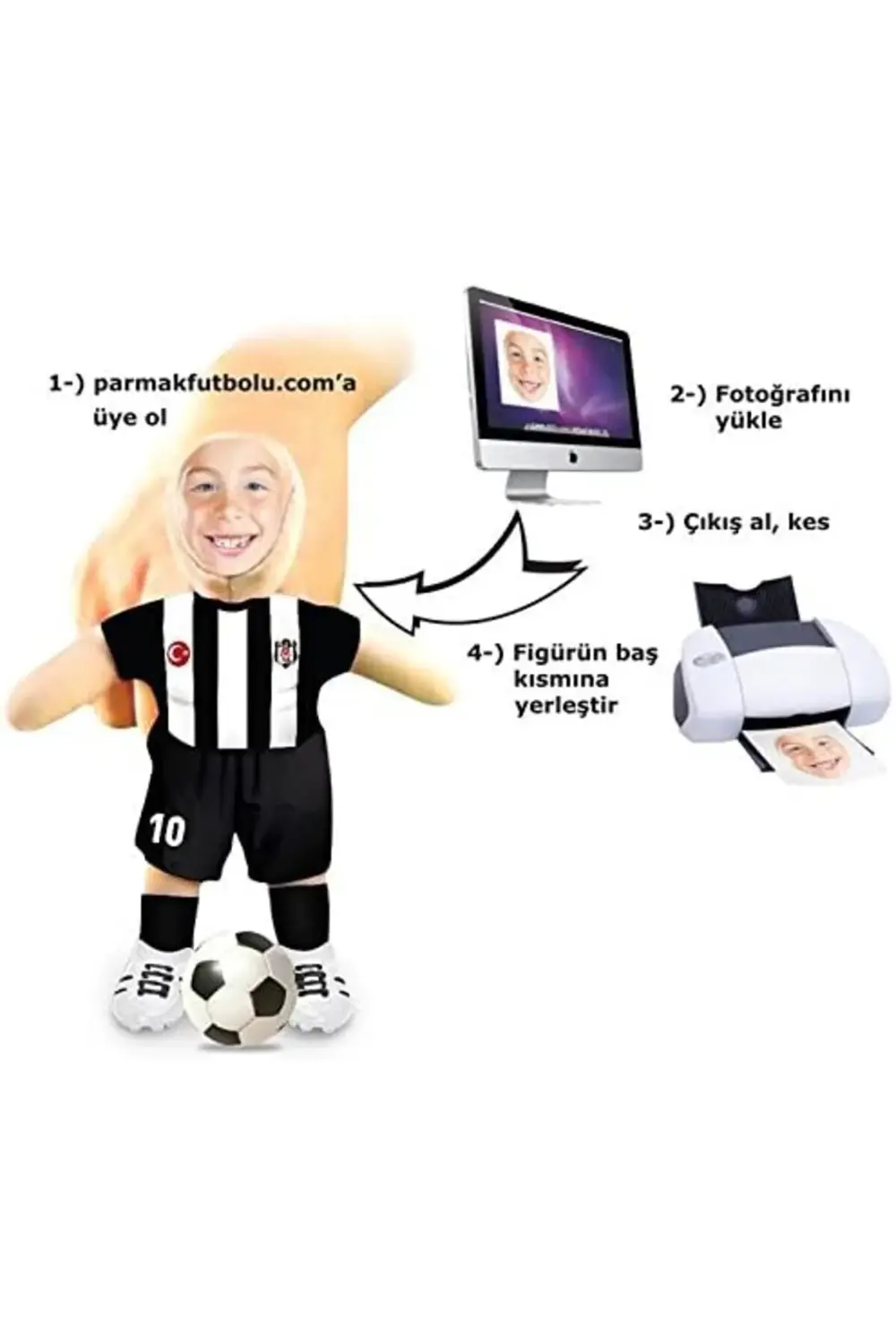 modaflux Parmak Futbolu Oyuncu Set polynova 395519
