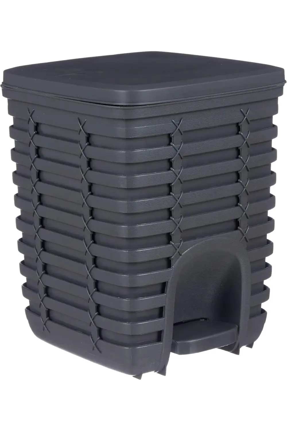 modaflux Pedallı Çöp Kovası, /Gri, 9 Lt polynova 395519