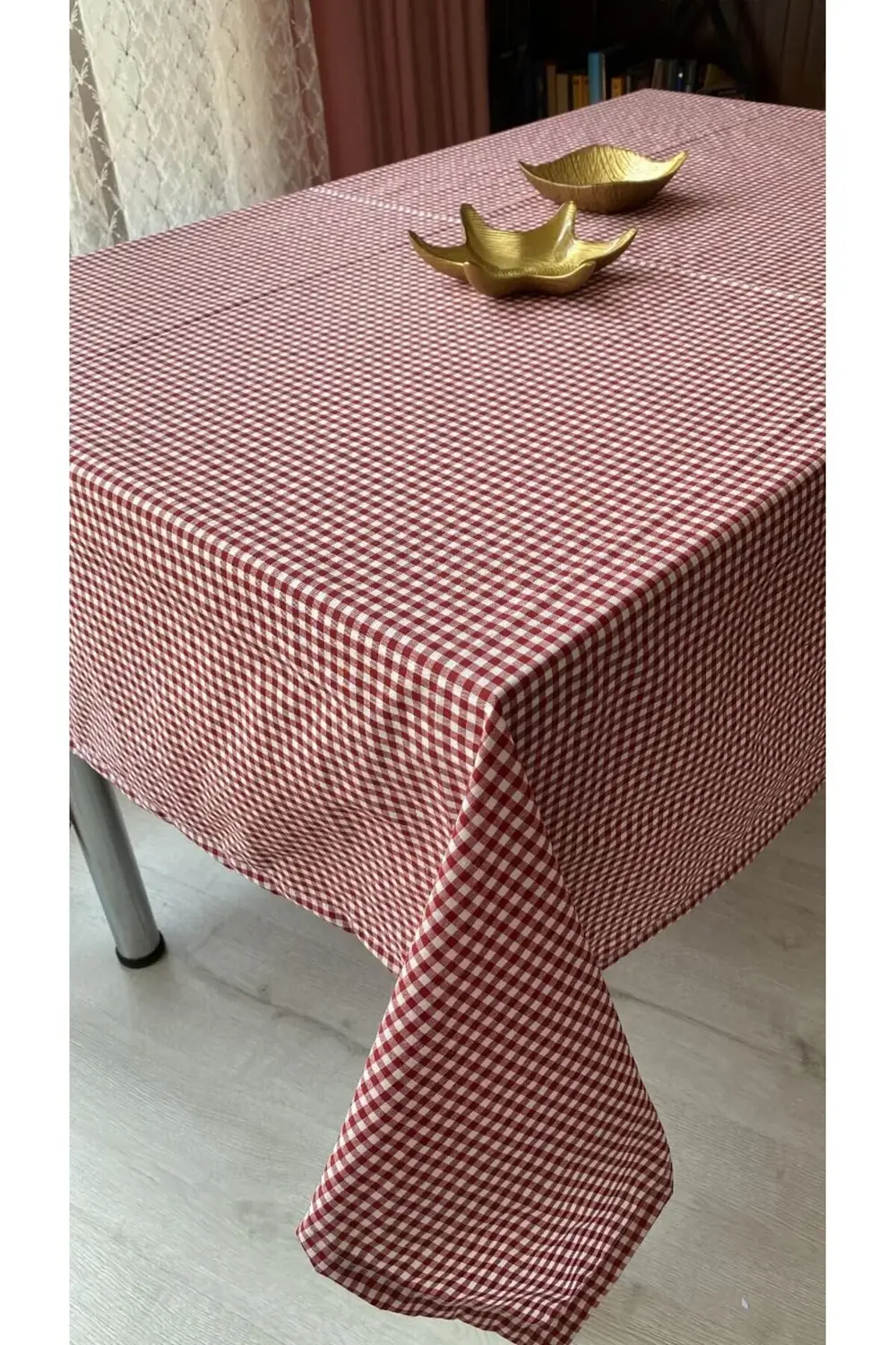 modaflux Piknik Örtüsü Sofra Bezi 170x170 cm (Bordo) polynova 395