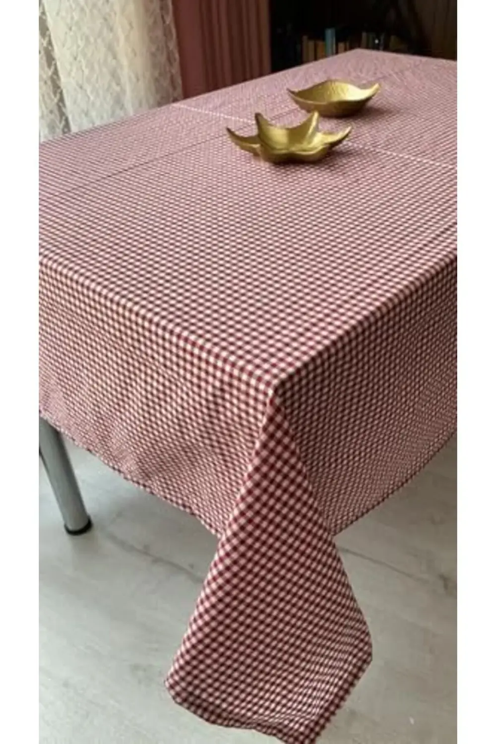 modaflux Piknik Örtüsü Sofra Bezi 170x170 cm (Bordo) polynova 395