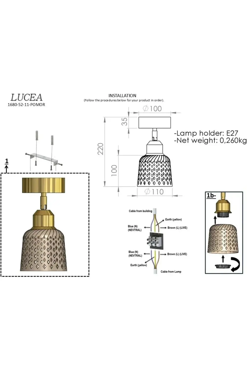 modaflux Pomo Tekli Plafonyer polynova 395519
