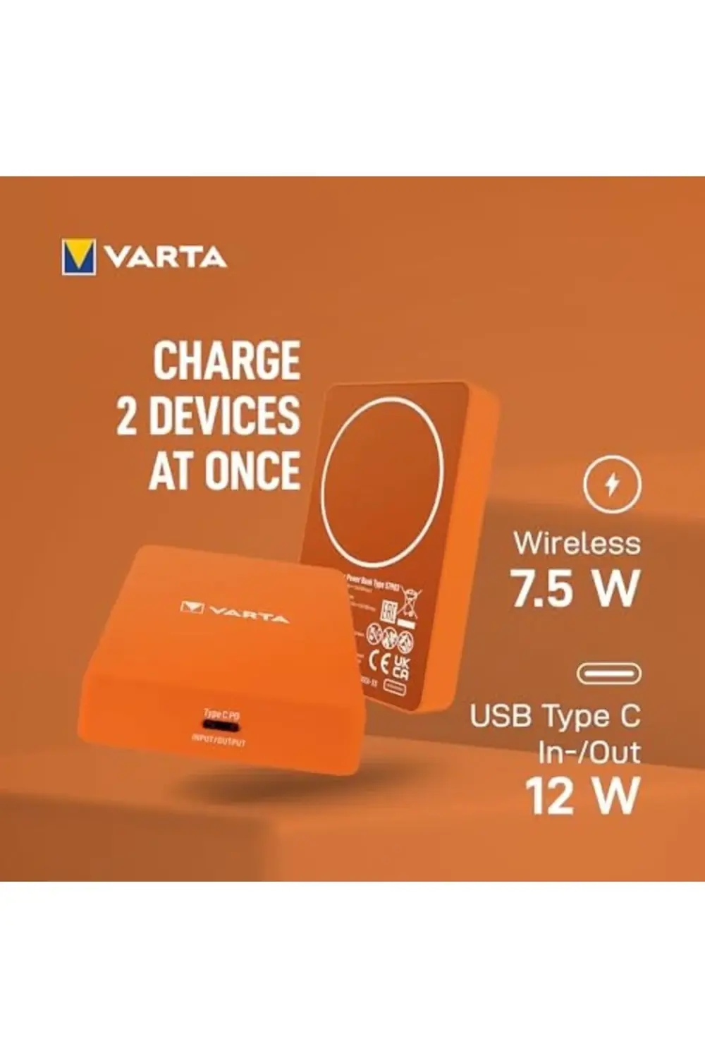 modaflux Power Bank 5.000mAh, powerbank, Mag Pro Power on, carica